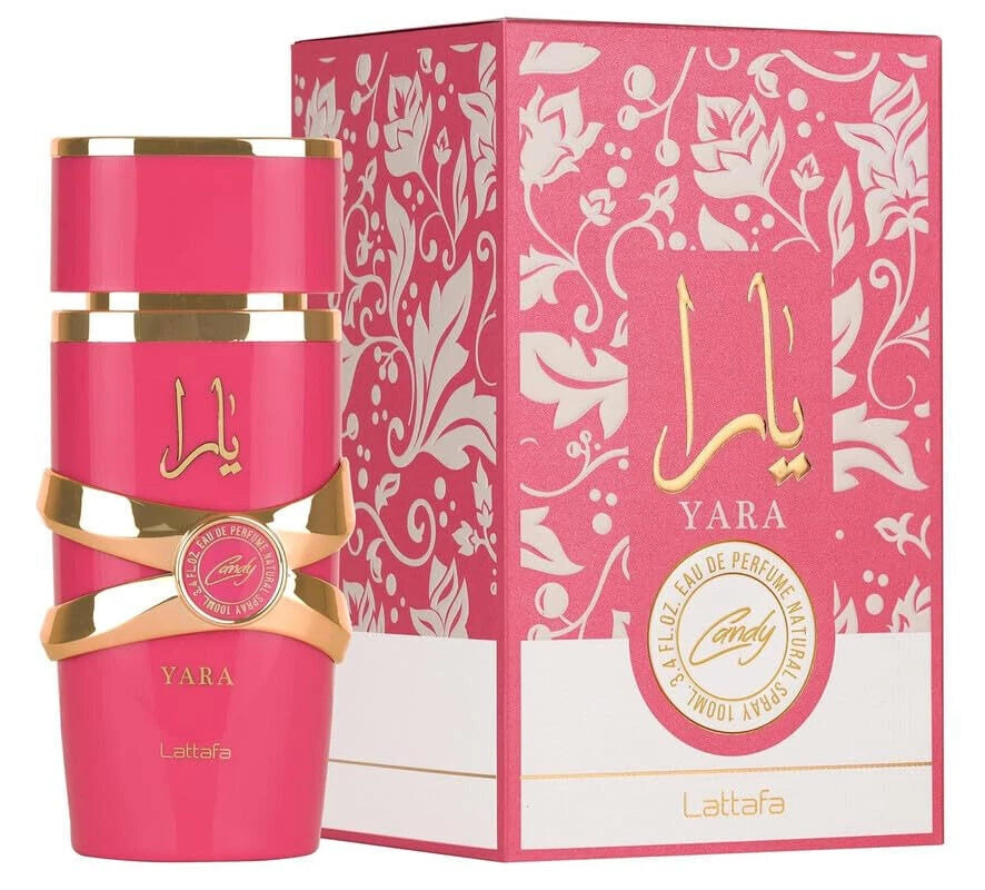 Lattafa Yara Candy Eau de Parfum Spray, 3.4 oz